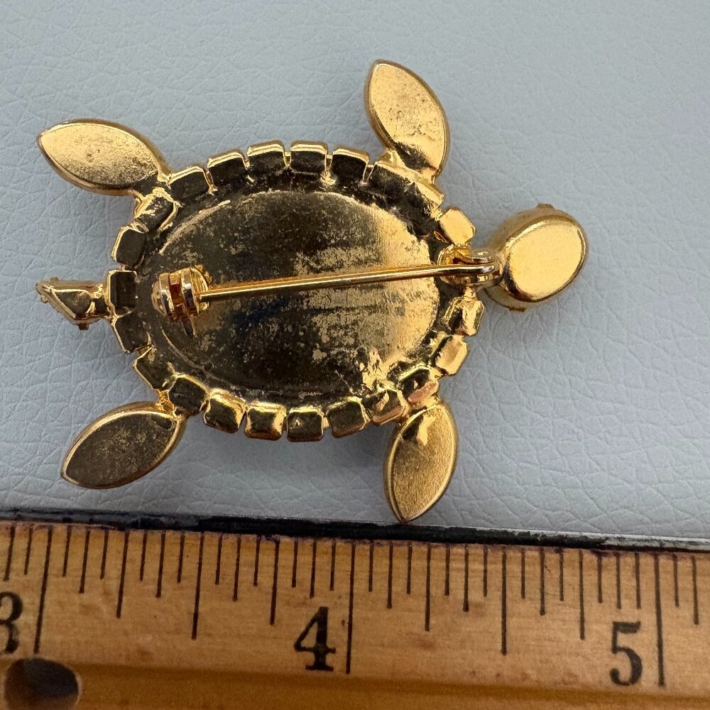 Vintage Turtle Brooch - Picture 3 of 3
